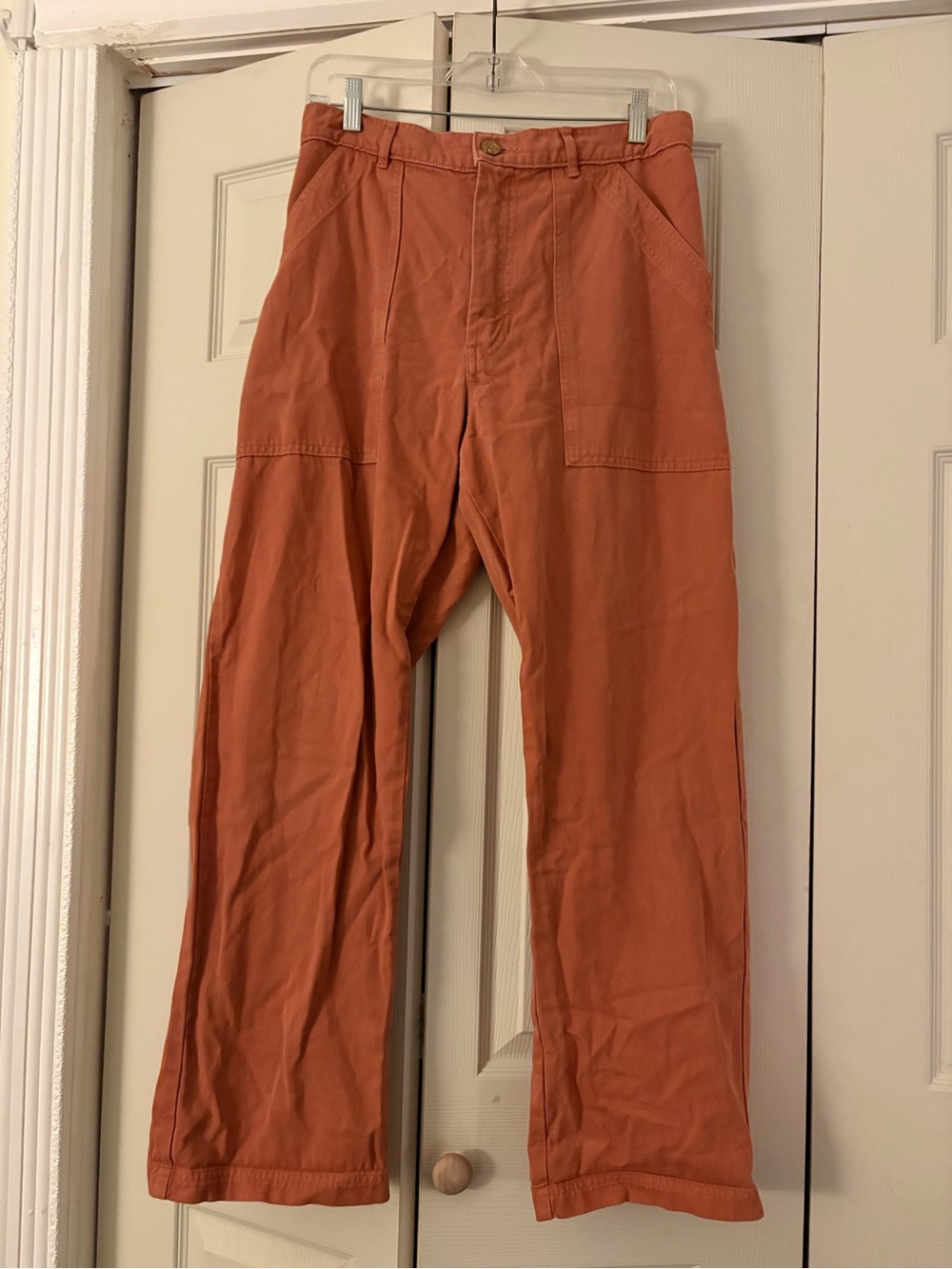 Big Bud Press Women's Rust Orange Utility Trousers